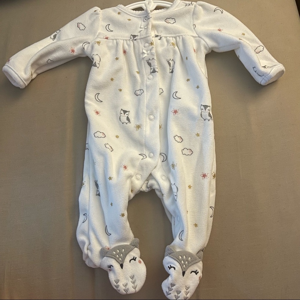Carter’s Newborn Owl & Moon Print Onesie